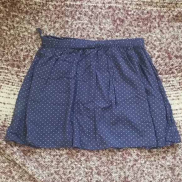 😎 2 for $17😎 Forever 21 polkadot wrap skirt navy blue - Picture 10 of 12